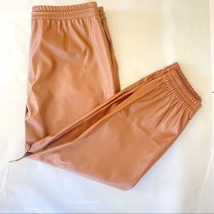 Pleather Joggers